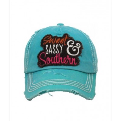 Rugged Distressed “Sweet  Sassy  Southern ” Washed Vintage Baseball Cap...New  eb-13769447